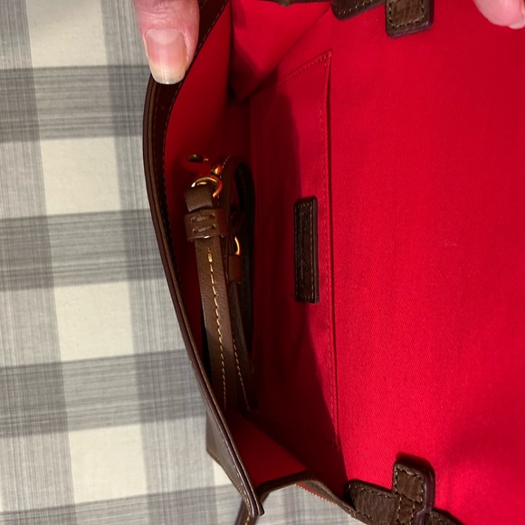 Dooney & Bourke Brown Leather Clutch - Picture 2 of 4